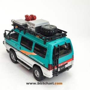 ماکت ماشین میتسوبیشی Mitsubishi مدل Delica رنگ سبز