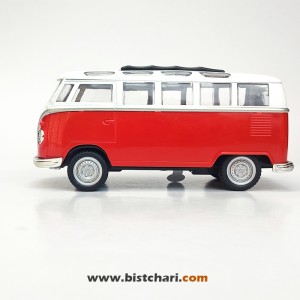 ماکت ماشین فولکس واگن Volkswagen مدل T1(Type 2) رنگ قرمز