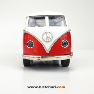 ماکت ماشین فولکس واگن Volkswagen مدل T1(Type 2) رنگ قرمز