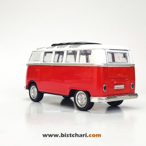 ماکت ماشین فولکس واگن Volkswagen مدل T1(Type 2) رنگ قرمز