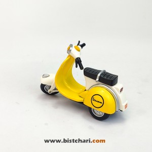 ماکت موتور وسپا Vespa مدل Style Scooter Model زرد