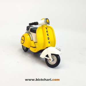 ماکت موتور وسپا Vespa مدل Style Scooter Model زرد