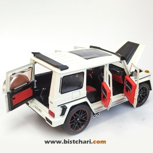 ماکت ماشین مرسدس بنز Mercedes-Benz مدل G-Class Brabus 800 رنگ سفید