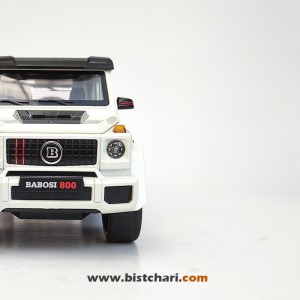 ماکت ماشین مرسدس بنز Mercedes-Benz مدل G-Class Brabus 800 رنگ سفید