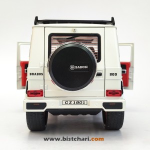 ماکت ماشین مرسدس بنز Mercedes-Benz مدل G-Class Brabus 800 رنگ سفید