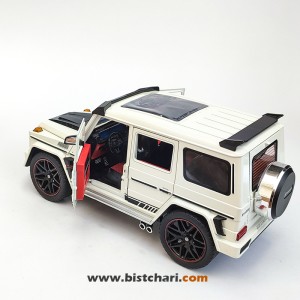 ماکت ماشین مرسدس بنز Mercedes-Benz مدل G-Class Brabus 800 رنگ سفید