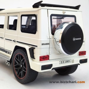 ماکت ماشین مرسدس بنز Mercedes-Benz مدل G-Class Brabus 800 رنگ سفید