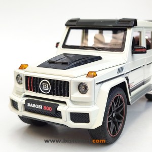 ماکت ماشین مرسدس بنز Mercedes-Benz مدل G-Class Brabus 800 رنگ سفید