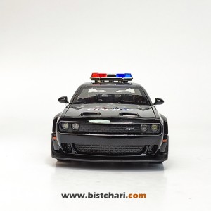 ماکت ماشین پلیس دوج چلنجر Dodge Challenger مدل SRT Hellcat رنگ مشکی