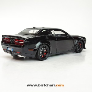 ماکت ماشین دوج چلنجر Dodge Challenger مدل SRT Hellcat رنگ مشکی