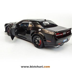 ماکت ماشین دوج چلنجر Dodge Challenger مدل SRT Hellcat رنگ مشکی
