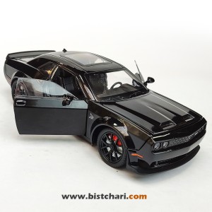 ماکت ماشین دوج چلنجر Dodge Challenger مدل SRT Hellcat رنگ مشکی