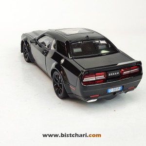 ماکت ماشین دوج چلنجر Dodge Challenger مدل SRT Hellcat رنگ مشکی