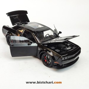ماکت ماشین دوج چلنجر Dodge Challenger مدل SRT Hellcat رنگ مشکی