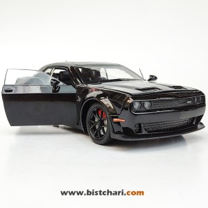 ماکت ماشین دوج چلنجر Dodge Challenger مدل SRT Hellcat رنگ مشکی