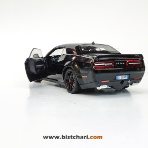 ماکت ماشین دوج چلنجر Dodge Challenger مدل SRT Hellcat رنگ مشکی