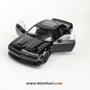 ماکت ماشین دوج چلنجر Dodge Challenger مدل SRT Hellcat رنگ مشکی