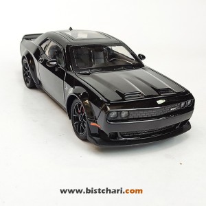 ماکت ماشین دوج چلنجر Dodge Challenger مدل SRT Hellcat رنگ مشکی