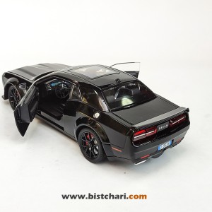 ماکت ماشین دوج چلنجر Dodge Challenger مدل SRT Hellcat رنگ مشکی