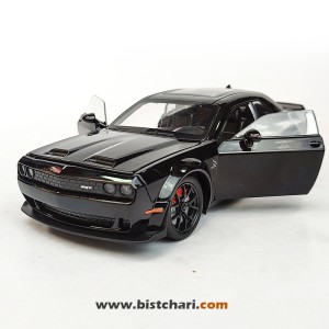 ماکت ماشین دوج چلنجر Dodge Challenger مدل SRT Hellcat رنگ مشکی