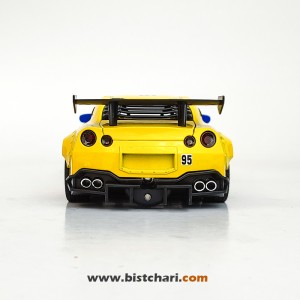 ماکت ماشین نیسان Nissan مدل GTR R35 رنگ آبی/زرد
