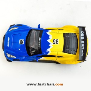 ماکت ماشین نیسان Nissan مدل GTR R35 رنگ آبی/زرد
