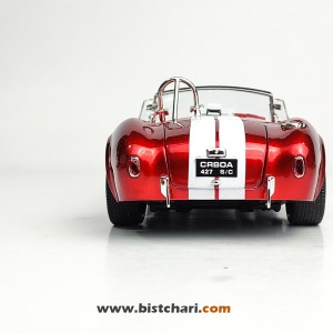 ماکت ماشین شلبی Shelby مدل 427Cobra رنگ قرمز( شامل تخفیف به علت ایراد ظاهری)