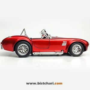 ماکت ماشین شلبی Shelby مدل 427Cobra رنگ قرمز( شامل تخفیف به علت ایراد ظاهری)