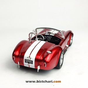 ماکت ماشین شلبی Shelby مدل 427Cobra رنگ قرمز( شامل تخفیف به علت ایراد ظاهری)