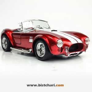 ماکت ماشین شلبی Shelby مدل 427Cobra رنگ قرمز( شامل تخفیف به علت ایراد ظاهری)