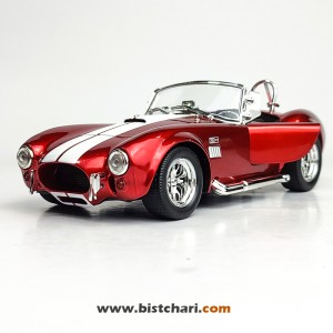 ماکت ماشین شلبی Shelby مدل 427Cobra رنگ قرمز( شامل تخفیف به علت ایراد ظاهری)