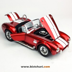 ماکت ماشین شلبی Shelby مدل 427Cobra رنگ قرمز( شامل تخفیف به علت ایراد ظاهری)