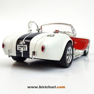 ماکت ماشین شلبی Shelby مدل 427Cobra رنگ سفید