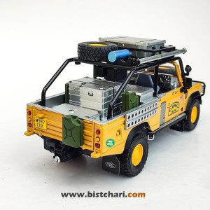 ماکت ماشین لندرور Land Rover مدل Defender 110 رنگ زرد