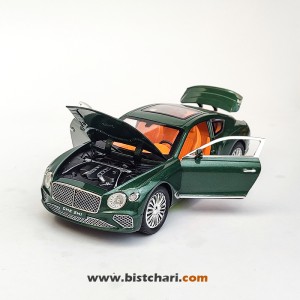 ماکت ماشین بنتلی Bentley مدل Continental GT رنگ سبز یشمی