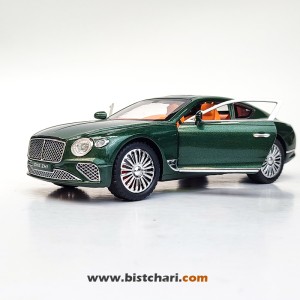 ماکت ماشین بنتلی Bentley مدل Continental GT رنگ سبز یشمی