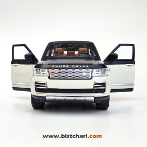 ماکت ماشین رنج روور Range Rover مدل L405 رنگ مشکی/سفید
