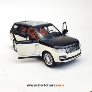 ماکت ماشین رنج روور Range Rover مدل L405 رنگ مشکی/سفید