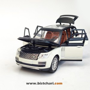 ماکت ماشین رنج روور Range Rover مدل L405 رنگ مشکی/سفید