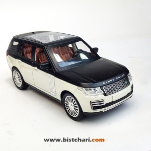 ماکت ماشین رنج روور Range Rover مدل L405 رنگ مشکی/سفید