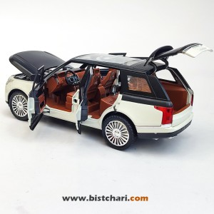 ماکت ماشین رنج روور Range Rover مدل L405 رنگ مشکی/سفید