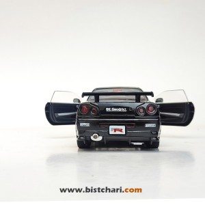 ماکت ماشین نیسان Nissan Skyline مدل GTR R34 رنگ مشکی