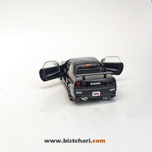 ماکت ماشین نیسان Nissan Skyline مدل GTR R34 رنگ مشکی