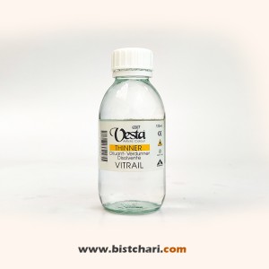تینر ویترای شیشه ای 125ml وستا Vesta (Thinner Vitrail)