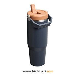 قمقمه دوجداره نی دار 880ml مدل Flip Straw Tumbler برند استنلی Stanley