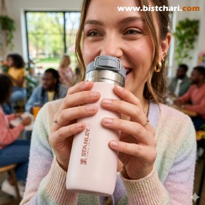 تراول ماگ 700ml مدل Quick Flip Water Bottle برند استنلی Stanley
