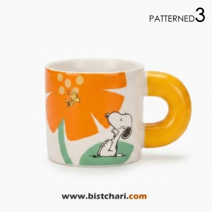 ماگ سرامیکی( لیوان) دسته دار طرح اسنوپی Snoopy