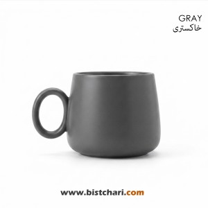 ماگ سرامیکی(لیوان) دسته دار ساده Minimal