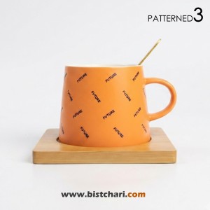 ماگ(لیوان) سرامیکی درب دار طرح Future