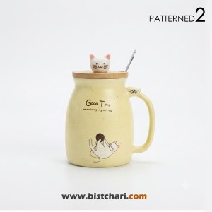 ماگ(لیوان) سرامیکی دسته دار طرح گربه Cat